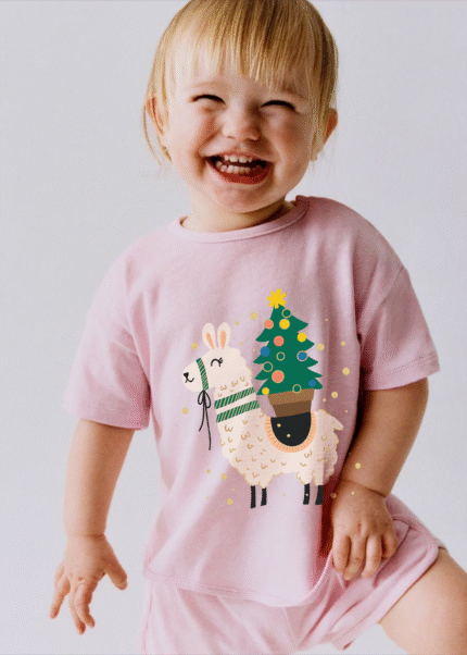Christmas Baby Tshirt - Xmas Deer