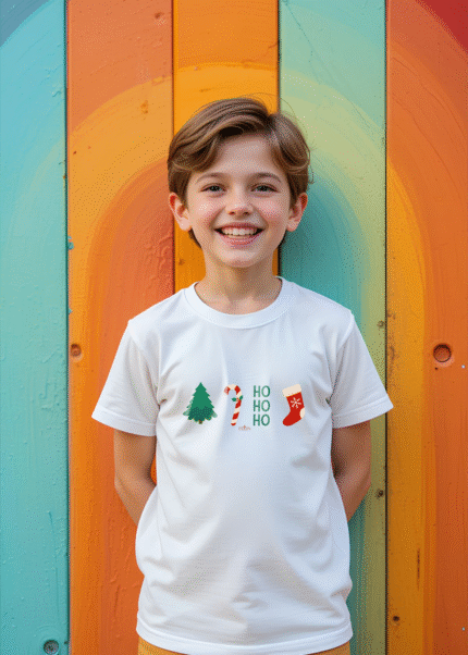 Christmas Kids Tshirt - HOHOHO
