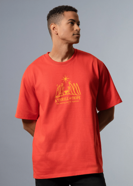 Christmas Oversized Tshirt - Thrill of Hope