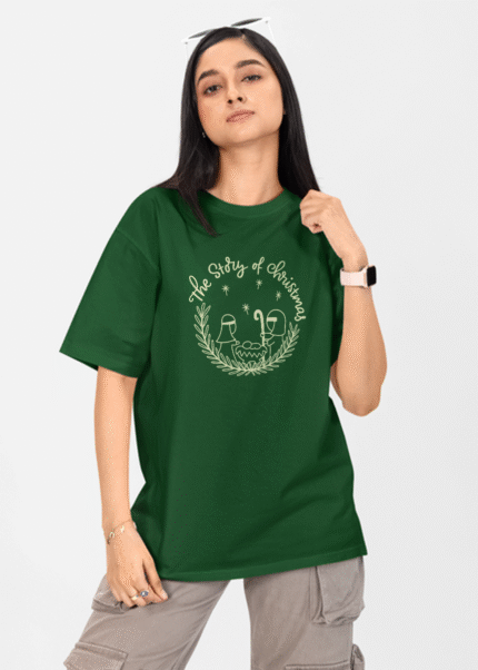 Christmas Oversized Tshirt - The story