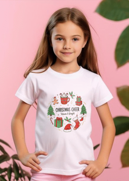 Christmas Kids Tshirt - Xmas Cheer