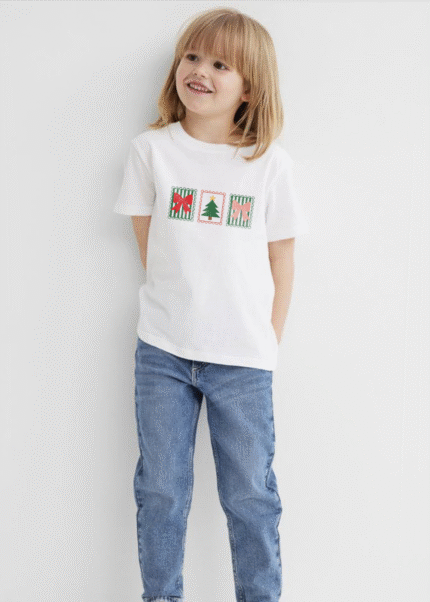 Christmas Kids Tshirt - Xmas Tree