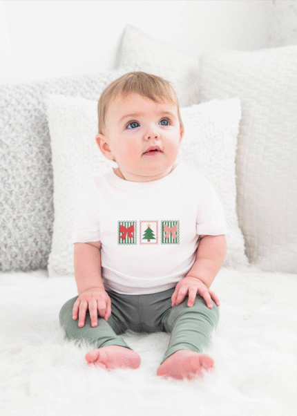 Christmas Baby Tshirt - Xmas Tree